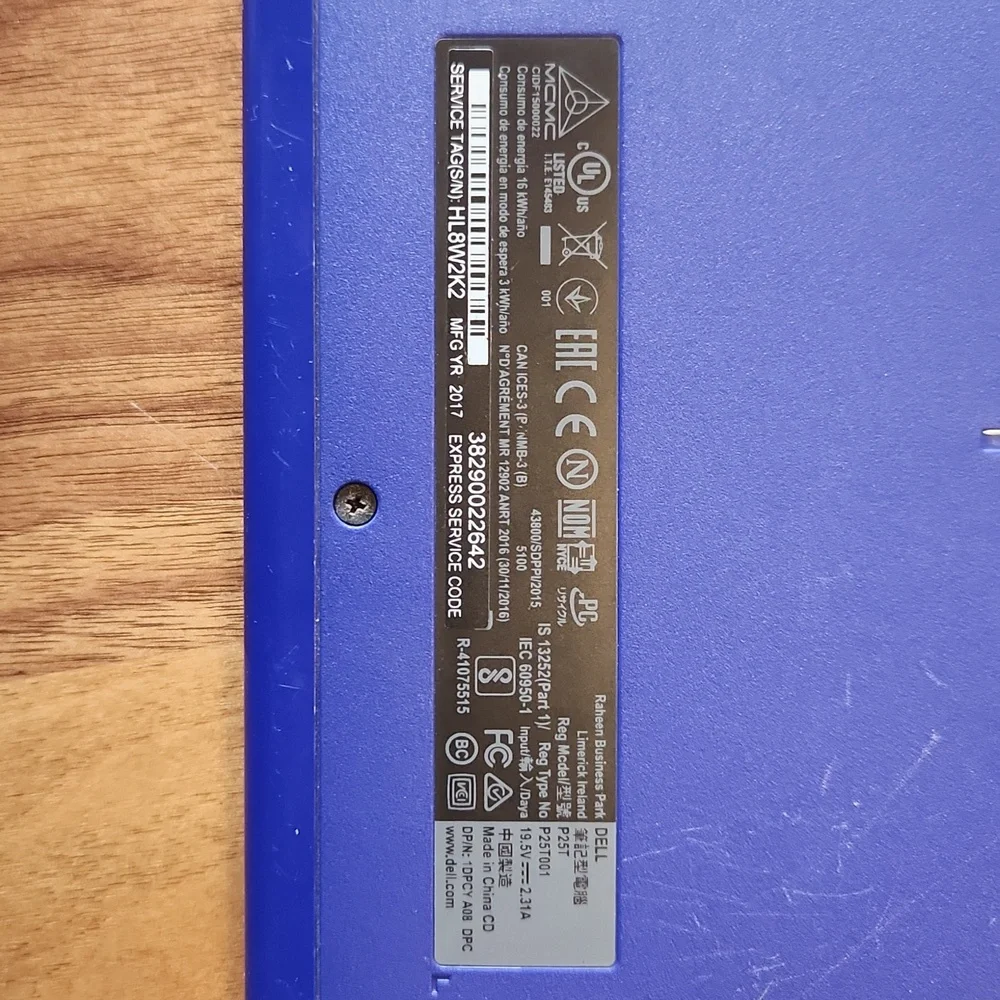 Dell Inspiron laptop with touch screen
